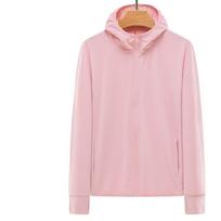 Women's Summer Solid Color Simple Lightweight Breathable Sunscreen Outdoor Sports Zipper Jacket 4XL violetinė