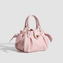 Rožinė rankinė-piniginė su lanku Moteriška Japoniško stiliaus Minkšta Laisvalaikio Crossbody Moteriška Saldžiai Miela Didelės talpos Pečių krepšiai One Size rožinė