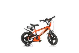Vaikiškas dviratis Dino Bikes R88, juodas/oranžinis, 12"