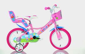 Vaikiškas dviratis Dino Bikes Peppa Pig, 14"