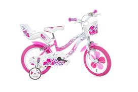 Vaikiškas dviratis Dino Bikes Flappy, 14", rožinis