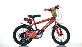Vaikiškas dviratis Dino Bikes Cars, 16'', raudonas