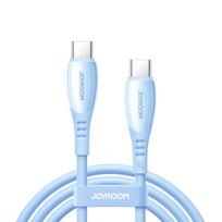 Joyroom S-A59 Vibrant Series 60W USB-C – USB-C kabelis 1.2m – mėlynos spalvos