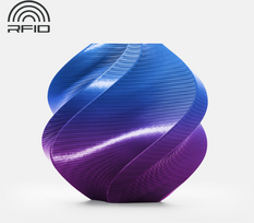3D Plastikas – Filamentas PLA Silk Multi-Color With spool/Su rite Aurora violetinės spalvos | 1.75 mm, 1kg | Bambu Lab