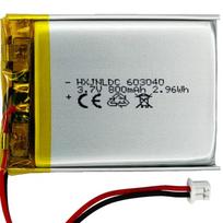 DC 3,7 V 800 mAh 603040 įkraunama ličio polimero baterija