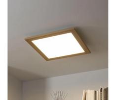 Brilagi - Dimeriuojamas LED šviestuvas SLIMFRAME WOOD LED/36W/230V 49,5x49,5 cm + su nuotoliniu pultu