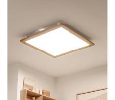 Brilagi - reguliuojamas LED šviestuvas SLIMFRAME WOOD LED/58W/230V 64x64 cm + su nuotolinio valdymo pultu