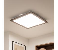 Brilagi - Dimeriuojamas LED šviestuvas SLIMFRAME WOOD LED/58W/230V 64x64 cm + nuotolinio valdymo pultas