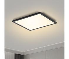 Brilagi - Dimeriuojamas LED šviestuvas SLIMFRAME LED/25W/230V 30x30 cm juodas + su nuotoliniu pultu