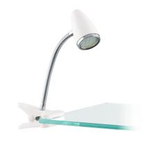Eglo 902368 - LED lempa su spaustuku RICCIO 1xGU10/2,8W/230V balta/blizgus chromas