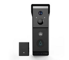 Nedis WIFICDP31BK – vaizdo durų skambutis su jutikliu, 4400 mAh, 2× Full HD 1080p, IP54, Wi‑Fi, Tuya
