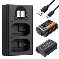 K&F Concept K&F DMW-BLK22 Digital Camera Dual Battery with Dual Channel Charger for Panasonic KF28.0042