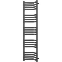 Mexen Loop kampinis vonios kambario radiatorius 1600 x 375 mm, 837 W, antracitas - W129-1600-350-00-66