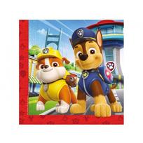 Popierinės servetėlės „Paw Patrol Rescue Heroes“ – vaikiškos servetėlės su Šunyčiais patruliais, 33x33 cm (20 vnt.)