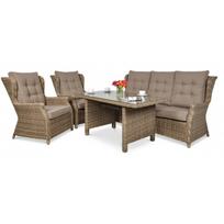 Pinti lauko baldai TRAVENTO 3 DINING BROWN