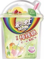 Ledinukai SKITTLES, įvairių vaisių skonio, 54 g