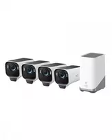 Vaizdo stebėjimo kameros Anker Eufy Cam S3 Pro 4-Cam Kit Black+White 1