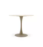 TOLIO round table, travertine / cashmere