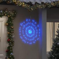 Kalėdiniai šviestuvai fejerverkai 2vnt 140 mėlynų LED 17cm