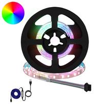 LED juosta 2 pcs Juoda ir permatoma 450 mm Varis ir plastikas