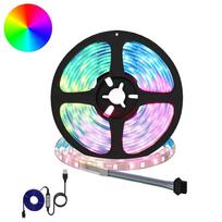 LED juosta 2 pcs Juoda ir permatoma 2500 mm Varis ir plastikas