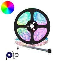 LED juosta 2 pcs Juoda ir permatoma 4700 mm Varis ir plastikas