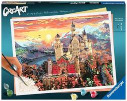 CreArt Pasakų pilis 20278 Ravensburger tapyba pagal numerius