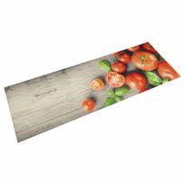 Virtuvės kilimėlis 60x180cm aksomas plaunamas pomidorai