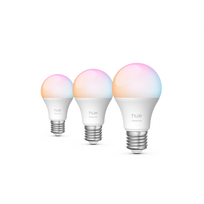 Philips Hue E WCA 806 A60 3P EU | E27 | 8 W | 16 million colours, White and colour light | Bluetooth and Zigbee|8721103055255