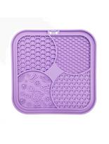 Nordic paws - Lickmat for Cat - Lily - Purple - 20x20cm
