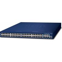 Switch Planet PLANET SGS-6310-48T6X łącza sieciowe Zarządzany L3 Gigabit Ethernet (10/100/1000) 1U Niebieski | SGS-6310-48T6X | 4711605286695