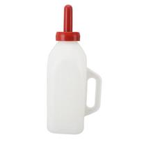 2 l veršelių maitinimo buteliukas, storas, nepralaidus silikoninis spenelis blauzdos žindymo reikmenys su rankena f Horizontal Milk Pot