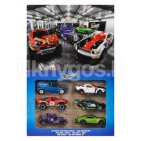 HOT WHEELS šešių legendinių automodeliukų rinkinys (JLB24)