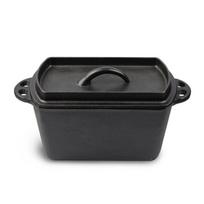 ZISIZ Cast Iron Rectangular Loaf Pan 28x13x15 cm