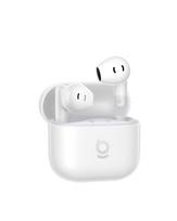 Belaidės Bluetooth 6.0 ausinės Bass BS2 Lite su įkrovimo dėklu, baltos