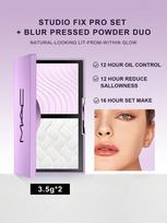MAC STUDIO FIX PRO SET + BLUR PRESUOJAMAS PUDROS DUETAS-3. 5g*2 3.5g*2