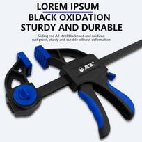 Bar Clamps for Woodworking, Trigger Quick Grip Clamps, One Handed Ratchet Wood Working Clamps, Mini Small Bar Woodworking Clamps 0-155mm LTL30790