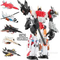 Transformuojami robotai žaislai HZX Defensor Bruticus Superion Devastator IDW 5 IN 1 6 IN 1 VIENAS BE DĖŽUTĖS Rinkiniai Veiksmo figūrėlė KO 6in1