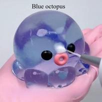 Minkštas burbuliukų pop žaislas, spaudžiamas sensorinis kamuoliukas ir aštuonkojis popperis, nerimo mažinimo žaislas suaugusiems ir vaikams, ASMR, smagus vakarėlio dovanėlė