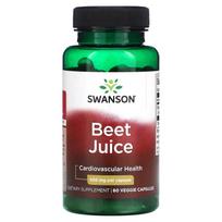 Swanson, Burokėlių sultys, 500 mg, 60 daržovių kapsulių