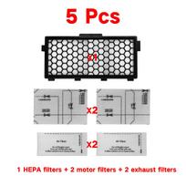Replacement HEPA filter and dust bags compatible with Miele Guard M1, S1, and L1 series vacuum cleaners