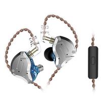 KZ ZS10 Pro 3,5 mm laidinės į ausis įdedamos ausinės 1DD+4BA hibridinės hifi muzikos ausinės, sportinės ausinės, 2 kontaktų No Mic auksas