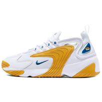 Nike Zoom 2K Suvarstomi Amortizuojantys Neslystantys Žemi Bėgimo Bateliai Moteriški Balti Geltoni AO0354-106 36