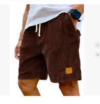 Vyriški Retro Velvetiniai Laisvalaikio Šortai Vyriška Mada Vienspalviai Sportiniai Šortai Harajuku Velvetiniai Šortai Nauji Vyriški Drabužiai Roupas XS mėlyna