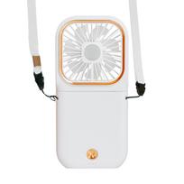 Karolių ventiliatorius Mini nešiojami ventiliatoriai Sulankstomas pakabinamas ventiliatorius USB įkraunamas 3 greičių ventiliatorius su telefono laikikliu žalia