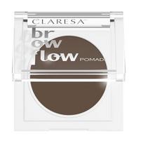 Antakių pomada Claresa Brow Flow 02 Medium Brown ilgalaikis tikslus paryškinimas