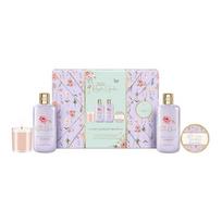 Kūno priežiūros dovanų rinkinys Baylis & Harding Levanda ir erškėtuogių arbata 4 vnt., 300 ml, dušo gelis