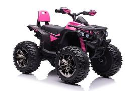 Elektrinis keturratis vaikams Quad QLS-3288, rožinis