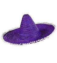 "MĖLYNAS/VIOLETINIS SOMBRERO SU BOMBONAIS" 50 cm