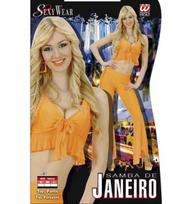 "SAMBA DE JANEIRO" elastanas (neoninės oranžinės spalvos viršūnės ir kelnės)